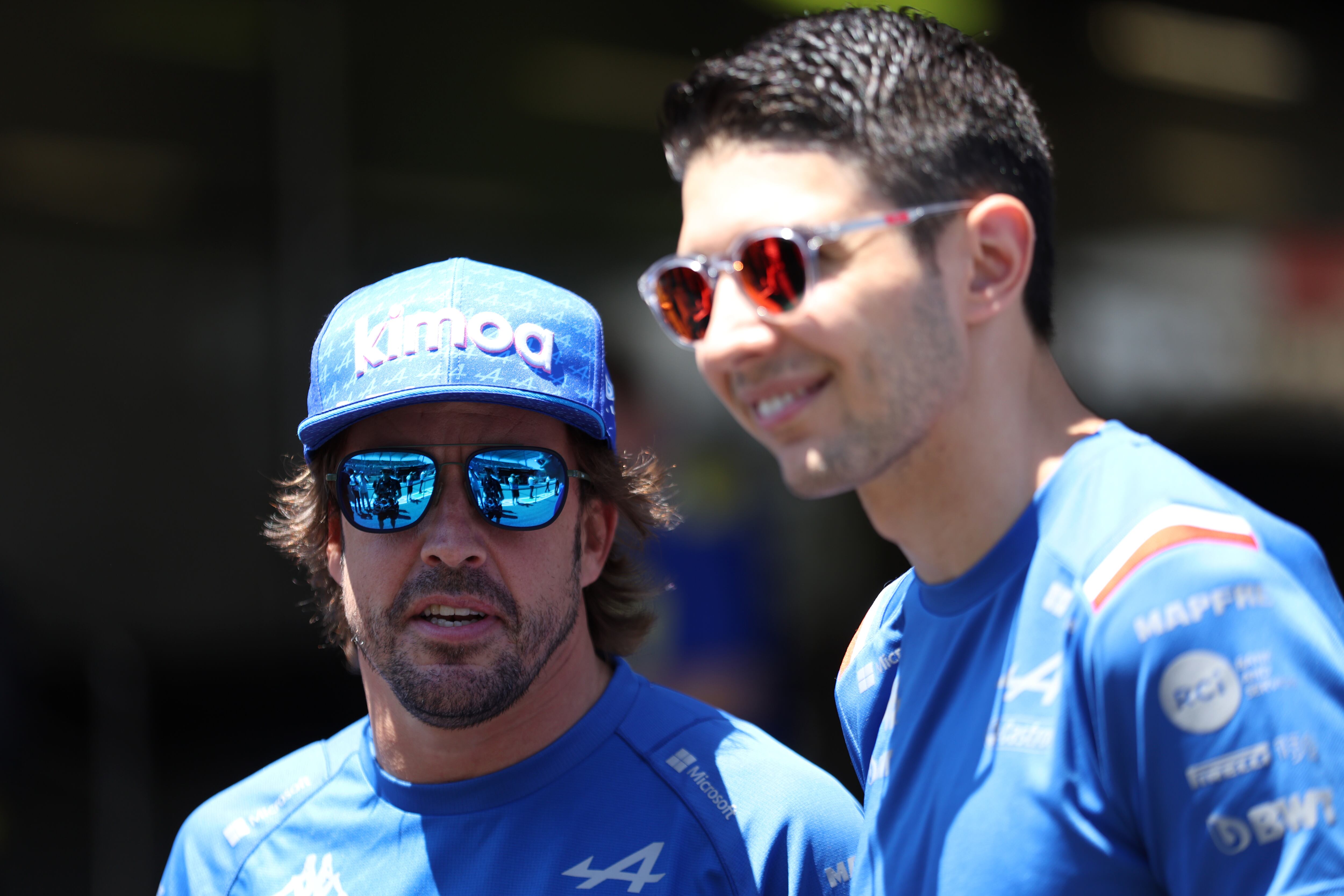 Fernando Alonso y Esteban Ocon