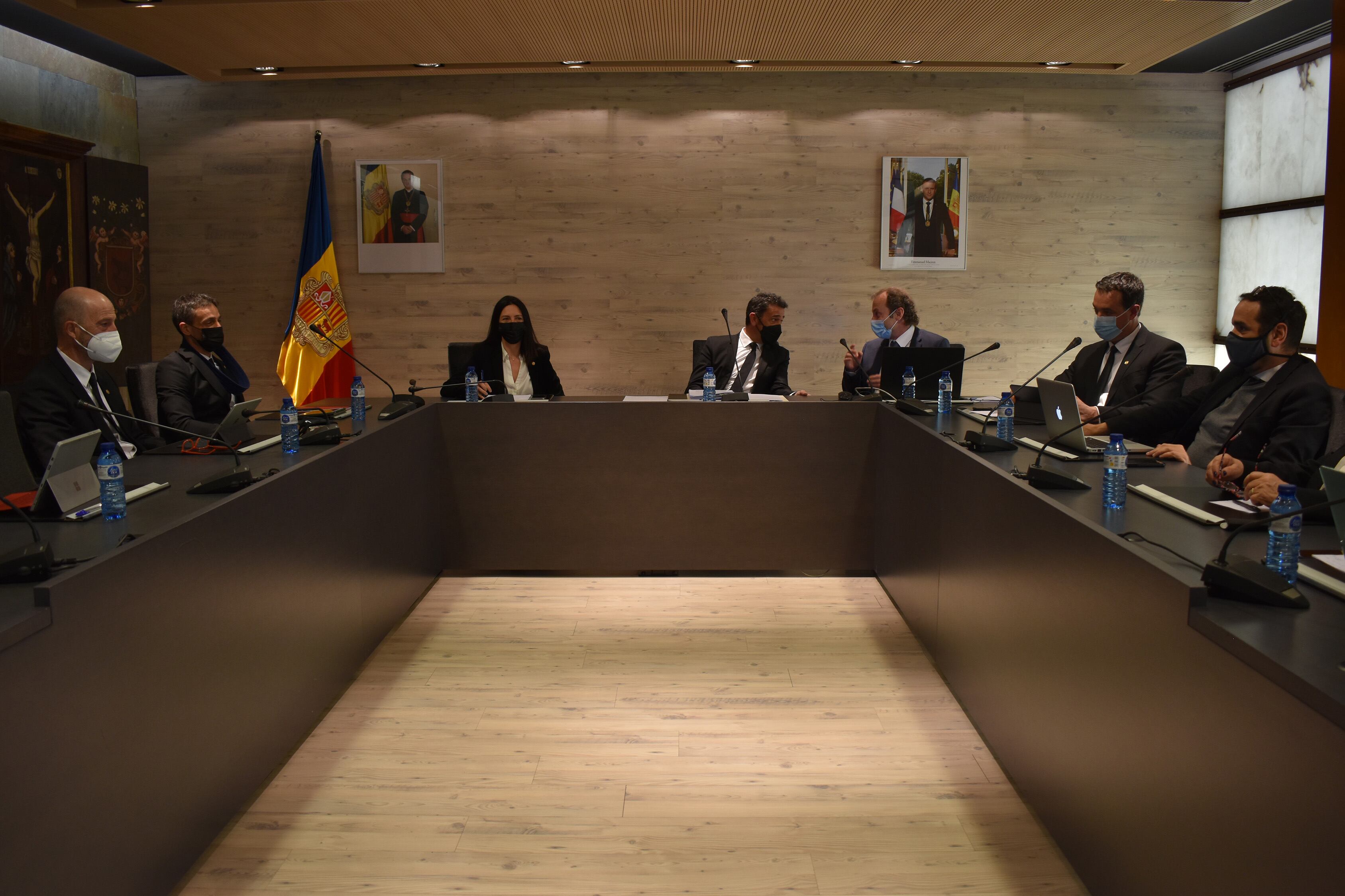 Un instant de la sessió de consell d'Ordino d'aquest dimecres.