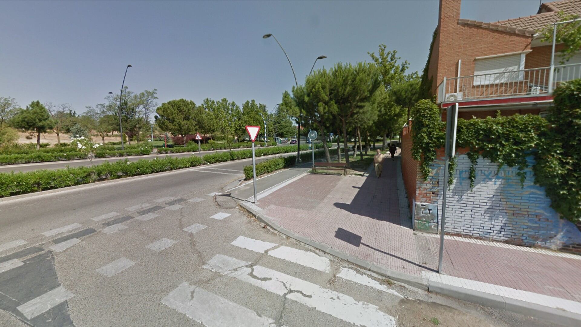 Uno de los carriles bici en el barrio del Sector III de Getafe