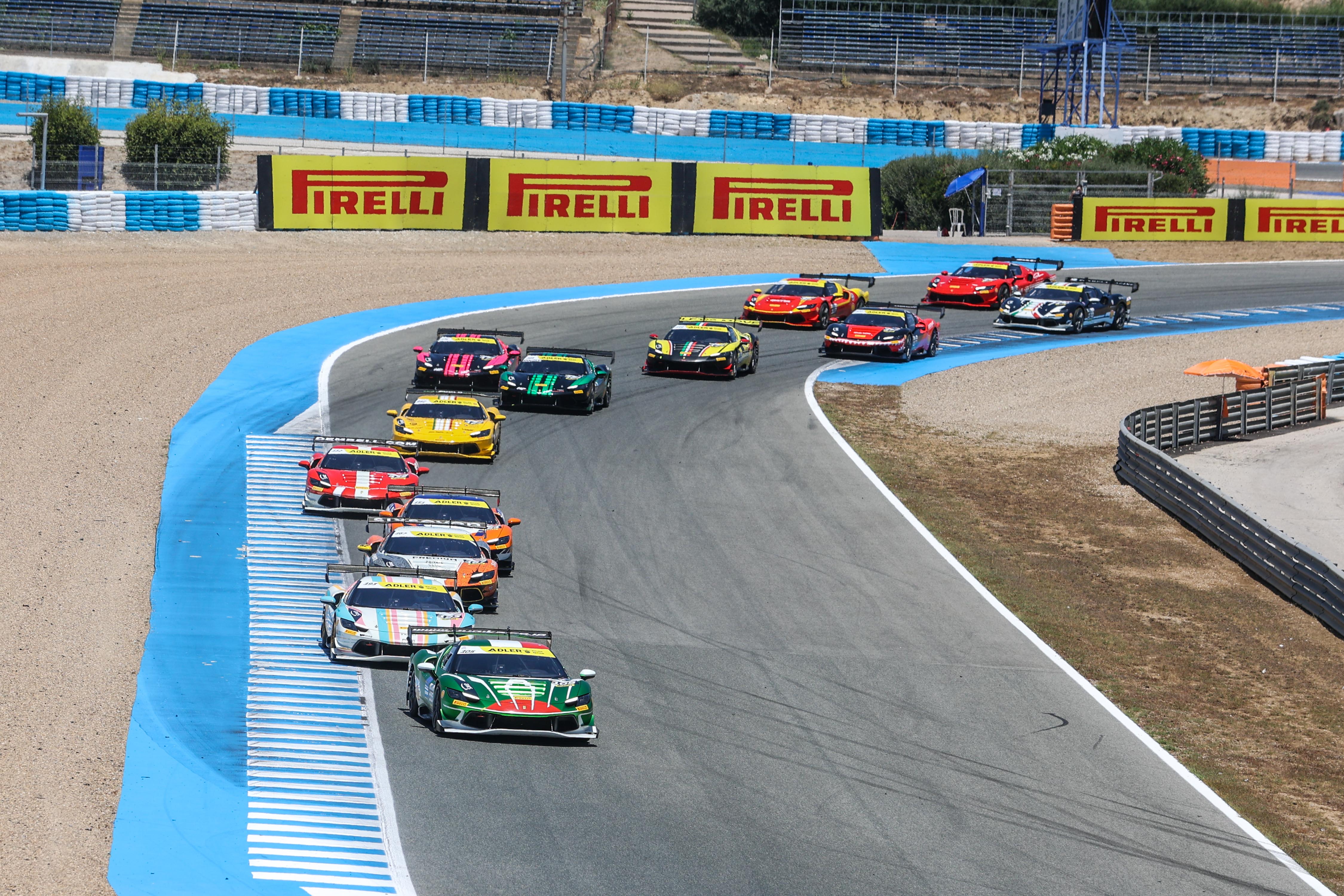 Trofeo Ferrari 488 Challenge Evo en el Circuito de Jerez