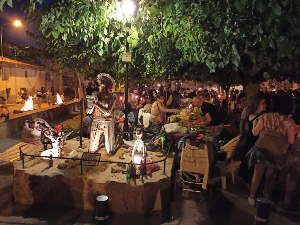 La pedanía lorquina de Doña Inés celebra &#039;La noche de la pava, la vela y el candil&#039;.