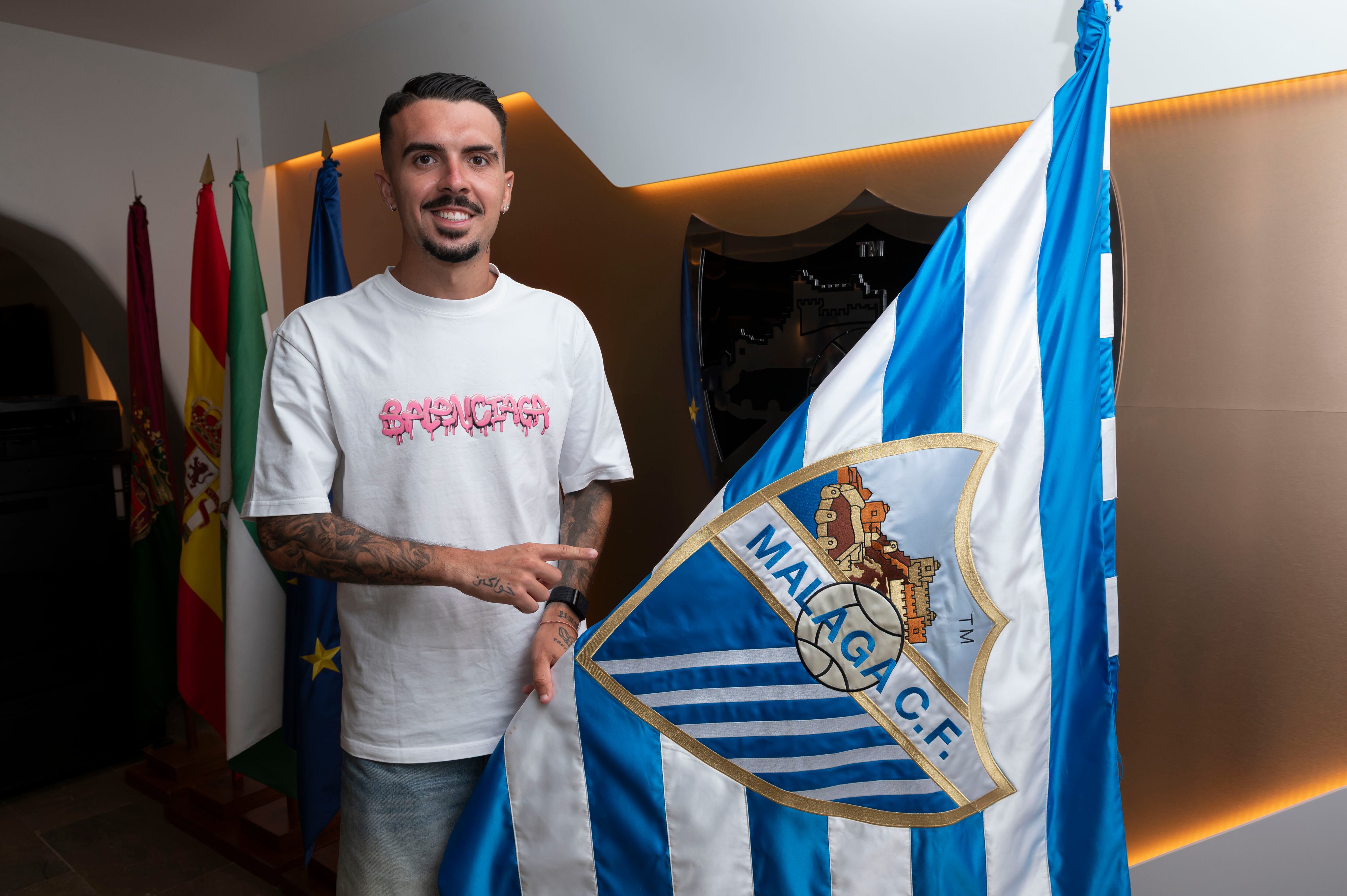 Joaquín Muñoz, nuevo jugador del Málaga para las dos próximas temporadas