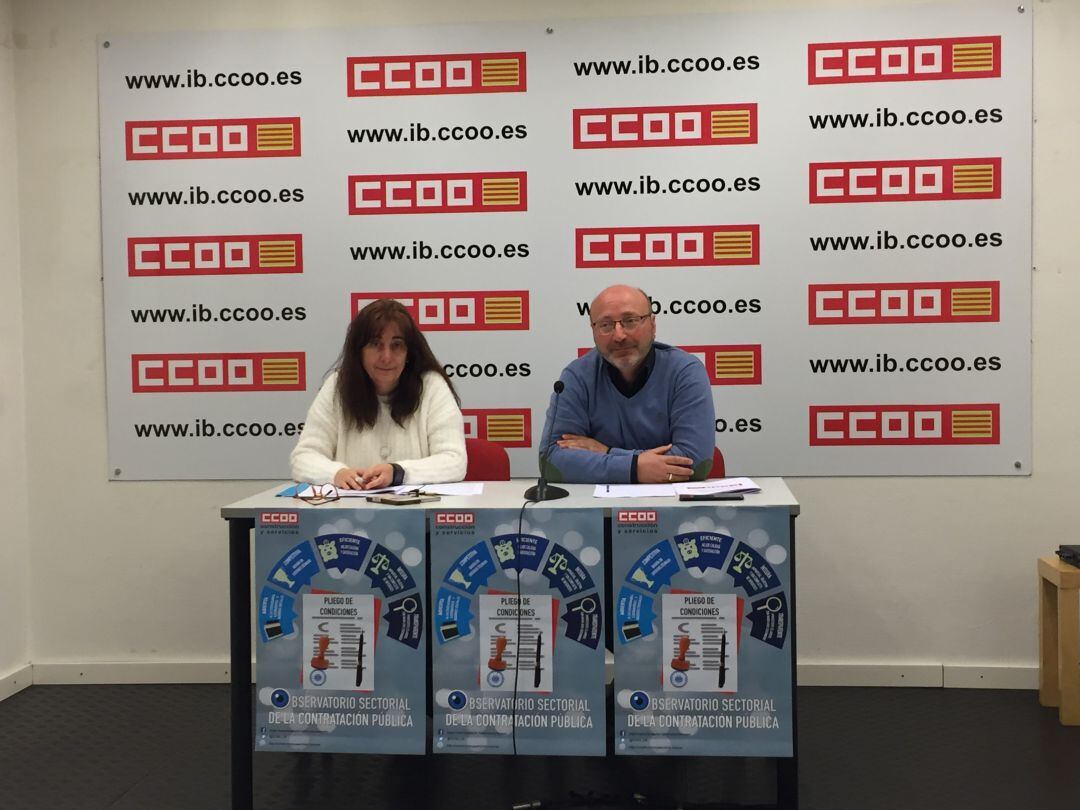 Rueda de prensa en CCOO