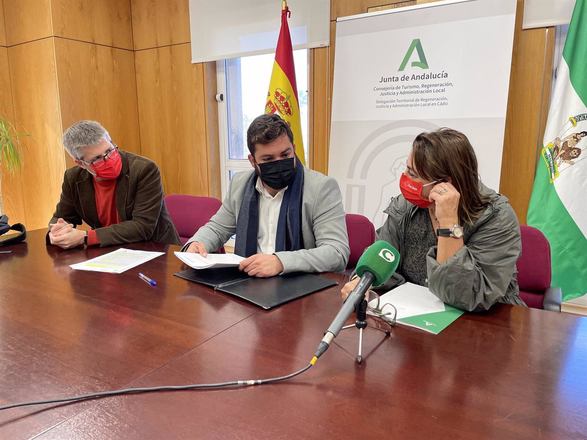 Presentación del convenio entre Justicia y Cruz Roja