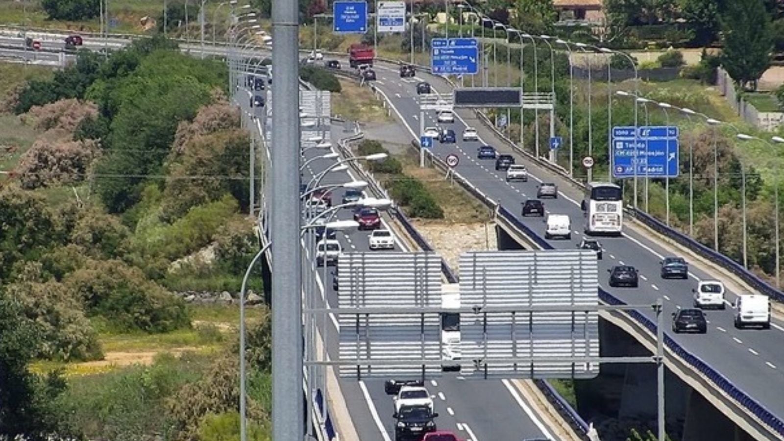 Imagen de archivo del puente en donde el Ministerio de Transportes ha actuado