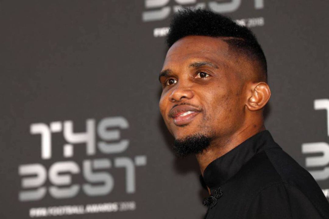 Samuel Eto&#039;o acude a la gala de los premios &#039;The Best&#039;