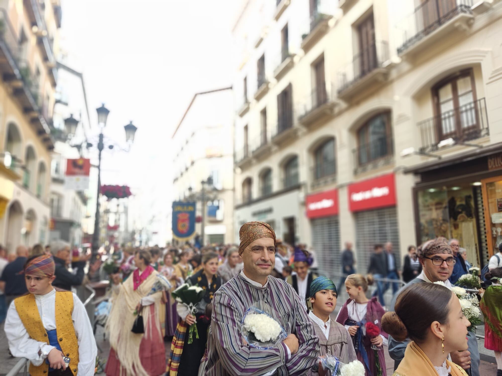 Ofrenda de Flores a la Virgen en Zaragoza, 2025
