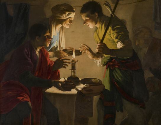 Esau vendiendo su primogenitura, 1627 (Hendrick ter Brugghen).