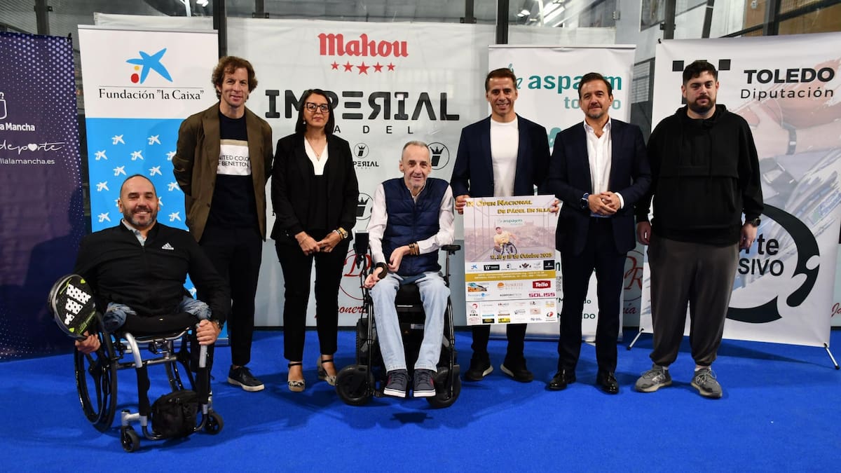 Toledo se prepara para volver a vivir su IX Open Nacional de Pádel en silla