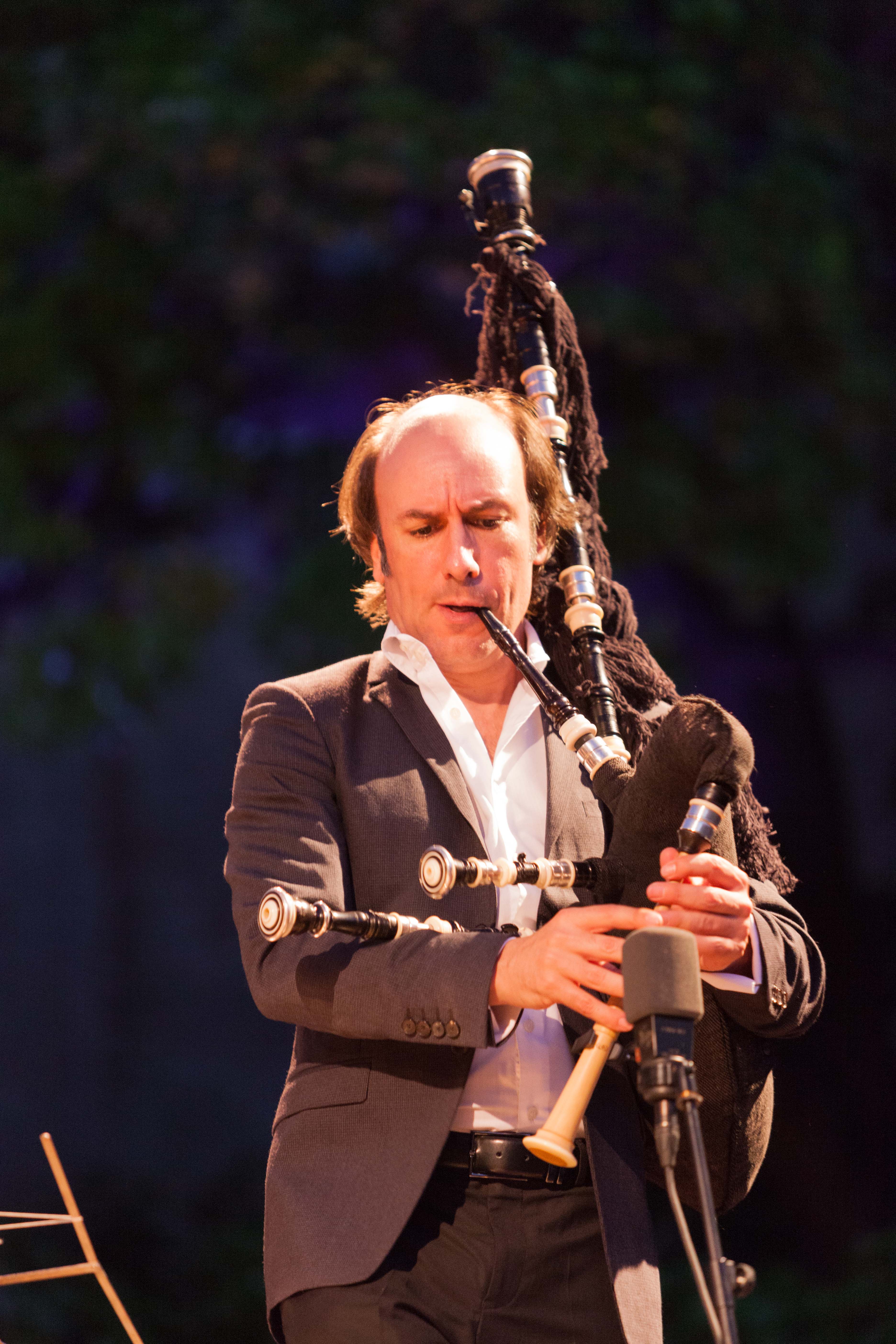 Carlos Núñez en uno de sus conciertos