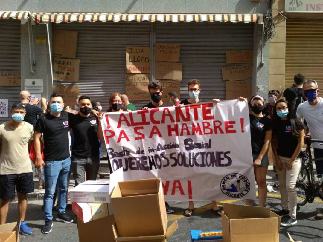 Concentración en la Zona Norte de Alicante el pasado 7 de julio