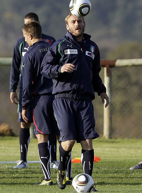 De Rossi se entrena con normalidad