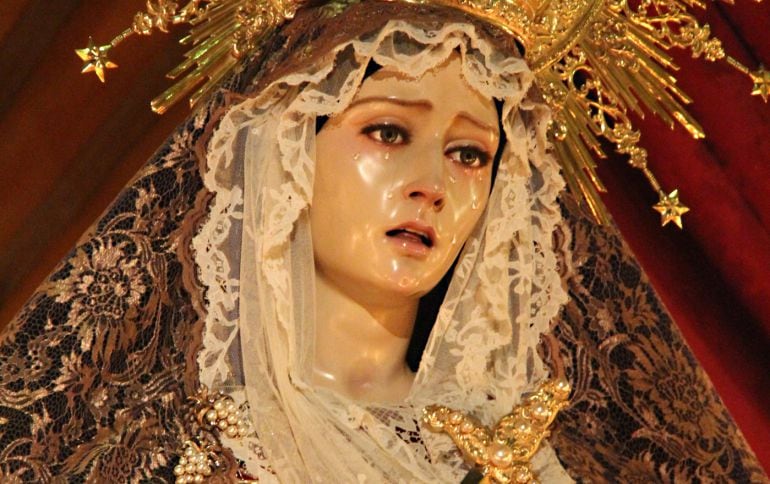 Virgen del Mayor Dolor, de la hermandad de los Escolapios, obra de Luis Álvarez Duarte