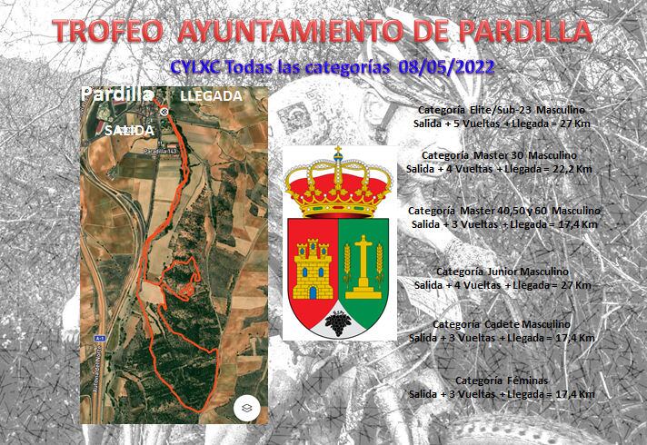 Recorrido para las categorías mayores de la Copa CyL en Pardilla
