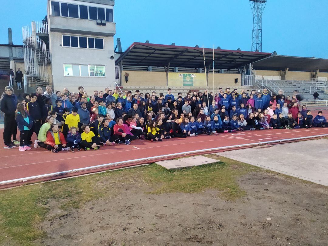 Los atletas de Salamanca, en Las Pistas.