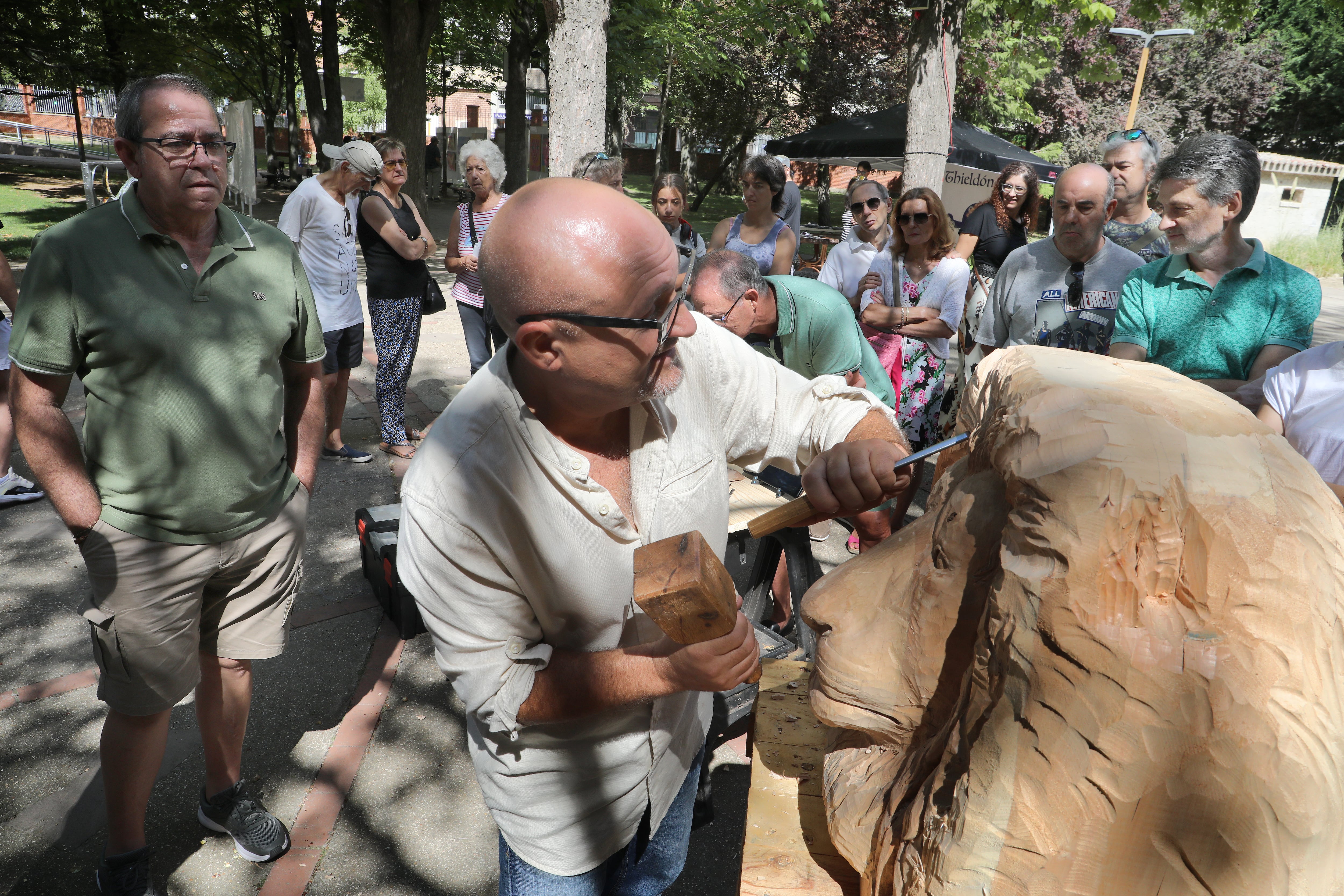 Más de medio centenar de artistas participa en la muestra Arte Natura de la Huerta de Guadián de Palencia con motivo de las fiestas de San Antolín de Palencia