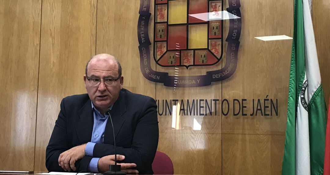 El portavoz del PP en el Ayuntamiento de Jaén, Javier Márquez.