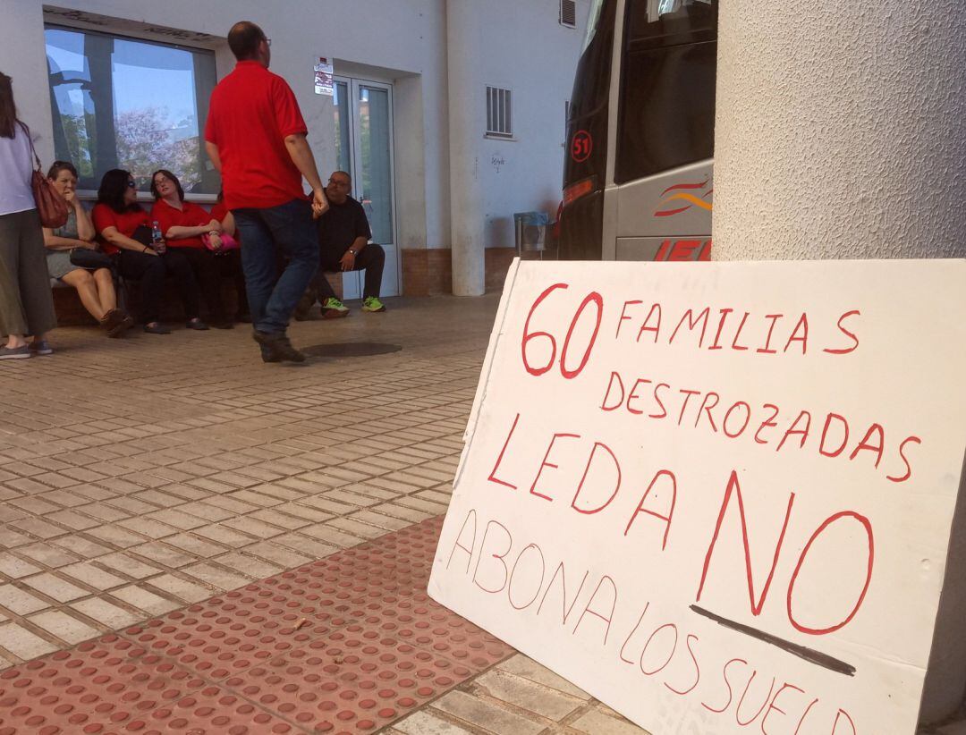 Los trabajadores de la empresa LEDA desconvocan la huelga
Protesta trabajadores Leda