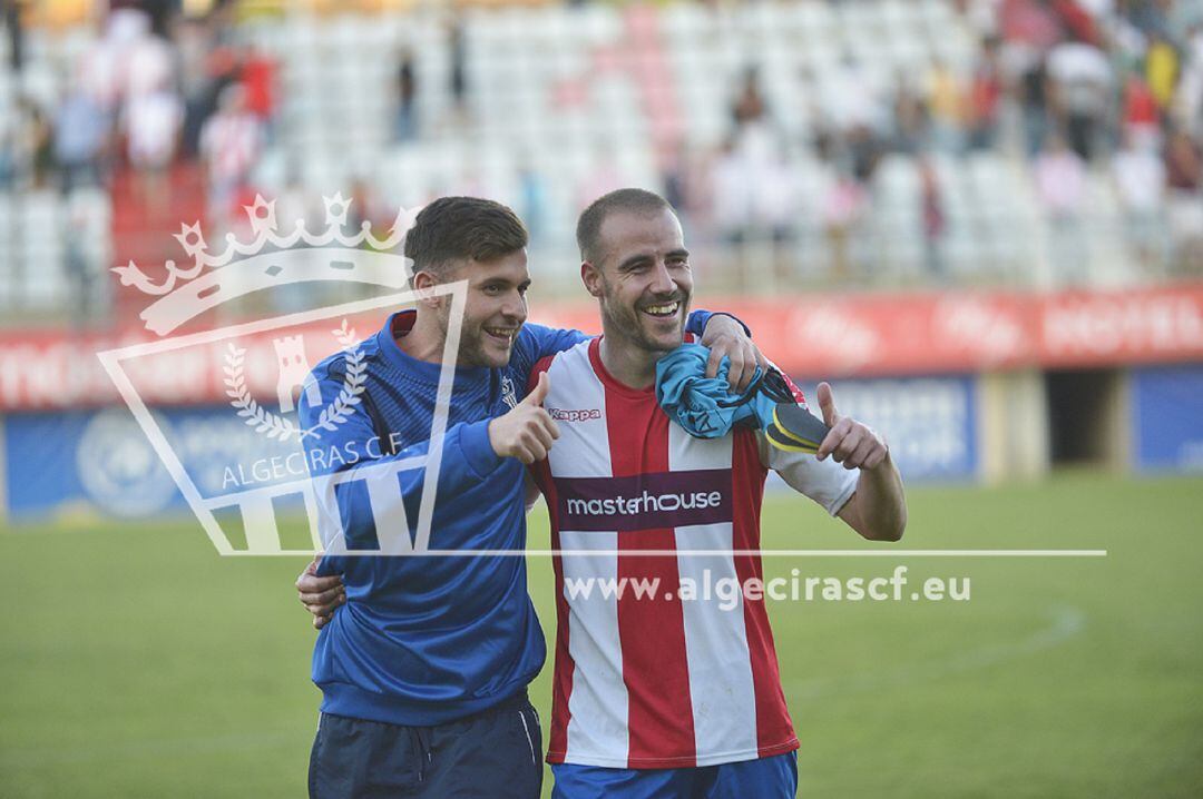 Borja Vicent con Iván.