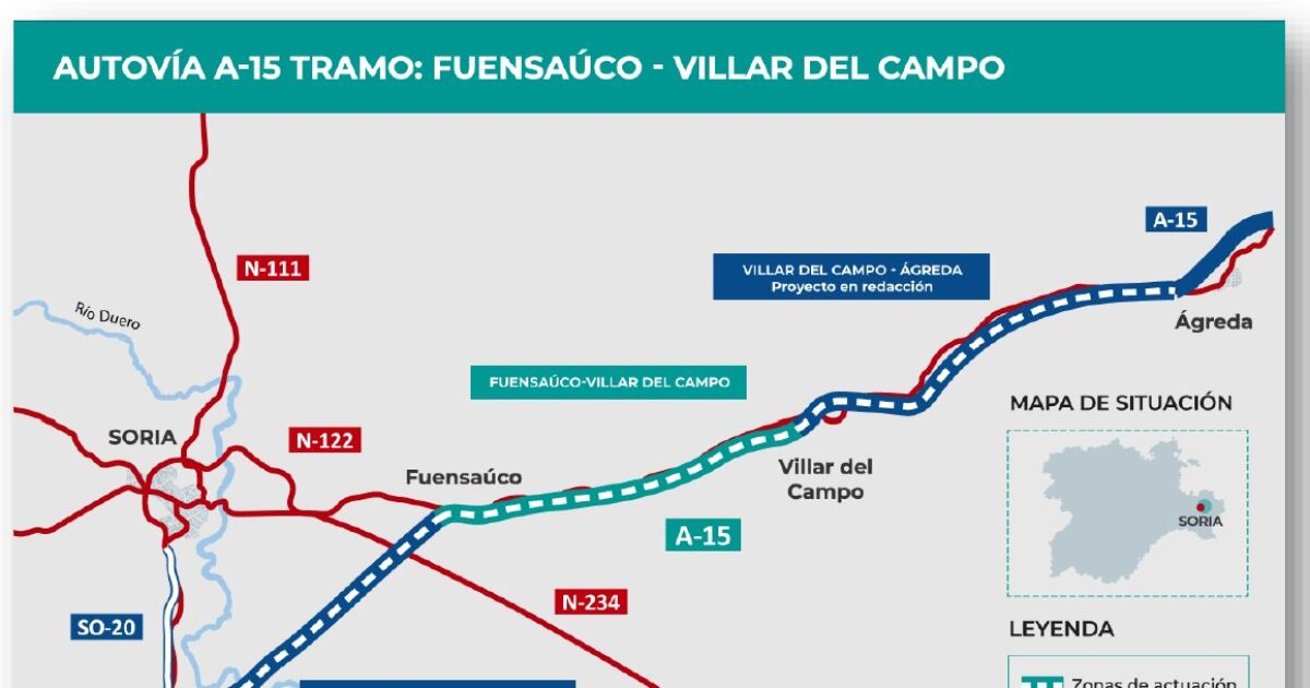 Nuevo tramo de autovía A-15