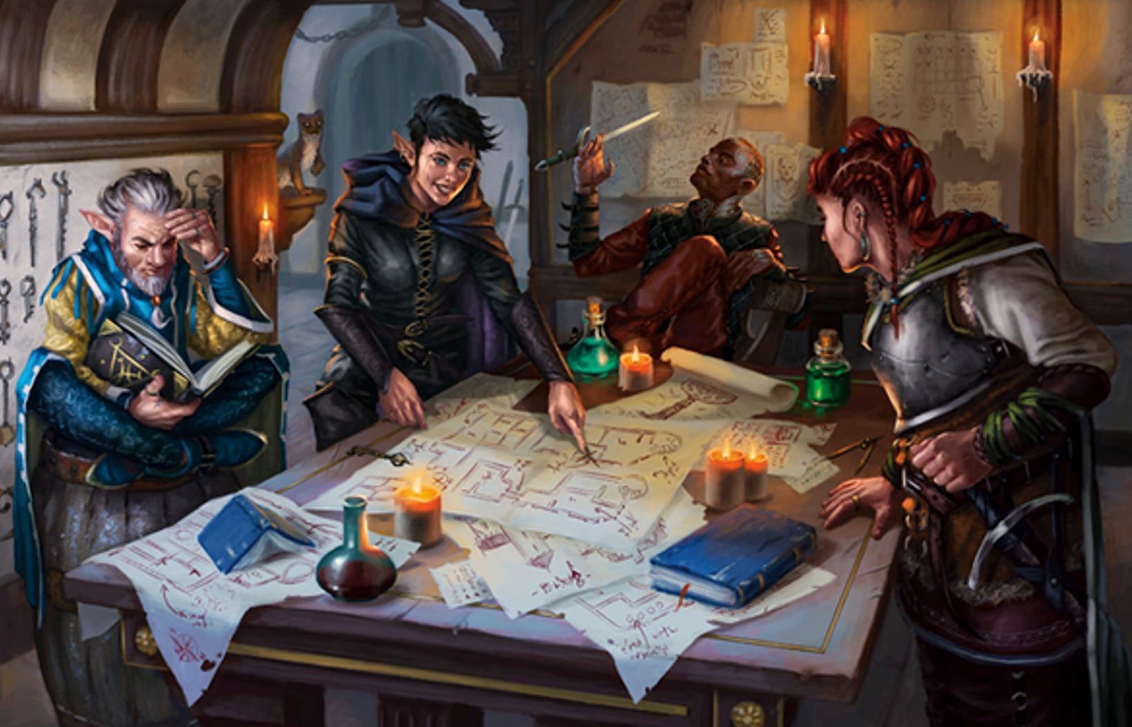 Planeando atracos en Dungeons & Dragons