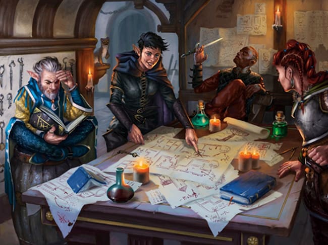 Planeando atracos en Dungeons & Dragons