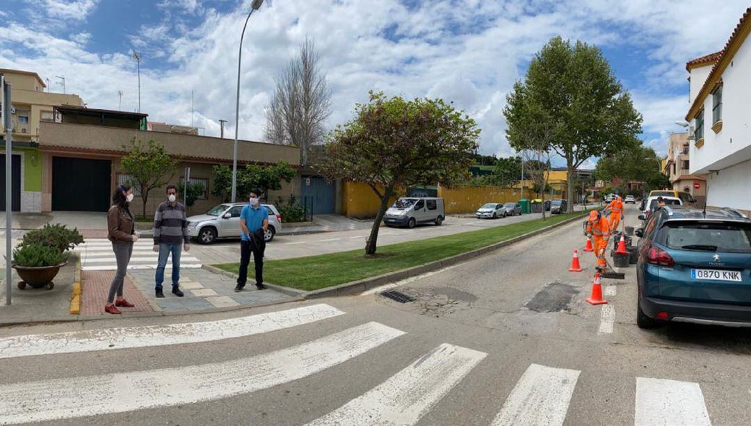 Imagen de los trabajos.