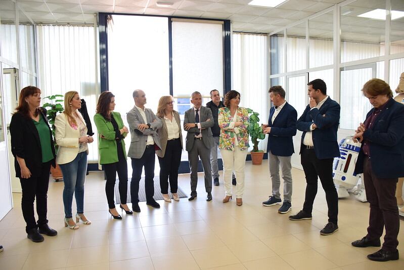 Patricia Franco, en las instalaciones de CNC Bárcenas en Valdepeñas