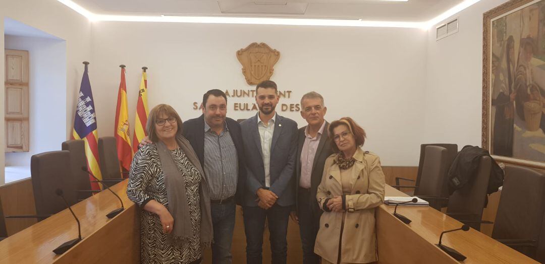 Concejales del PSOE en el Ayuntamiento de Santa Eulària