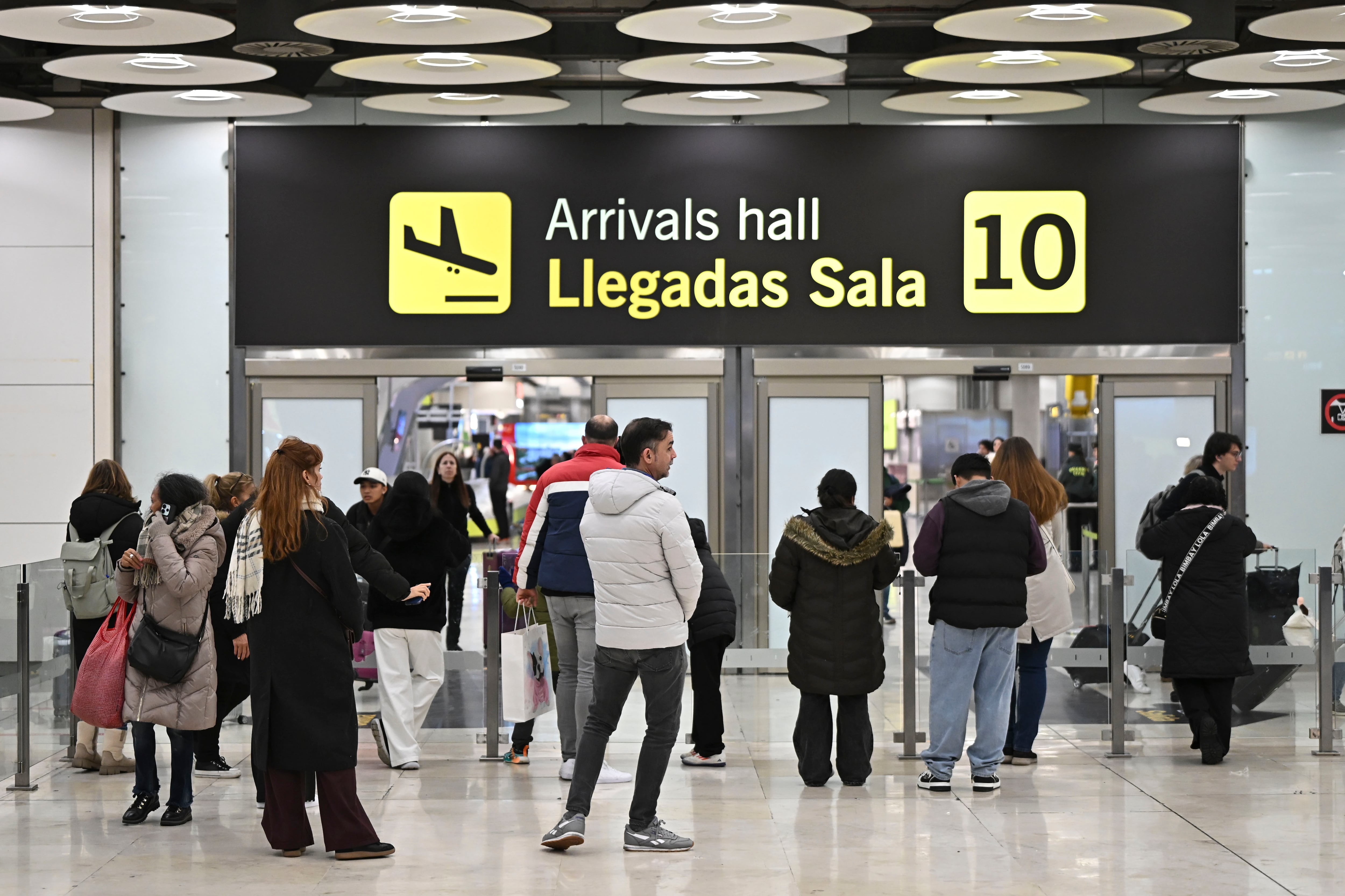 Terminal 10 de llegadas del Aeropuerto de Madrid Barajas