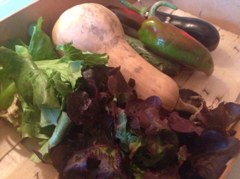 Caixa de verdures de temporada