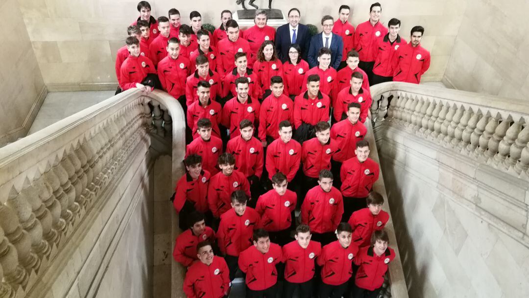 Presentación de los combinados regionales de fútbol masculino