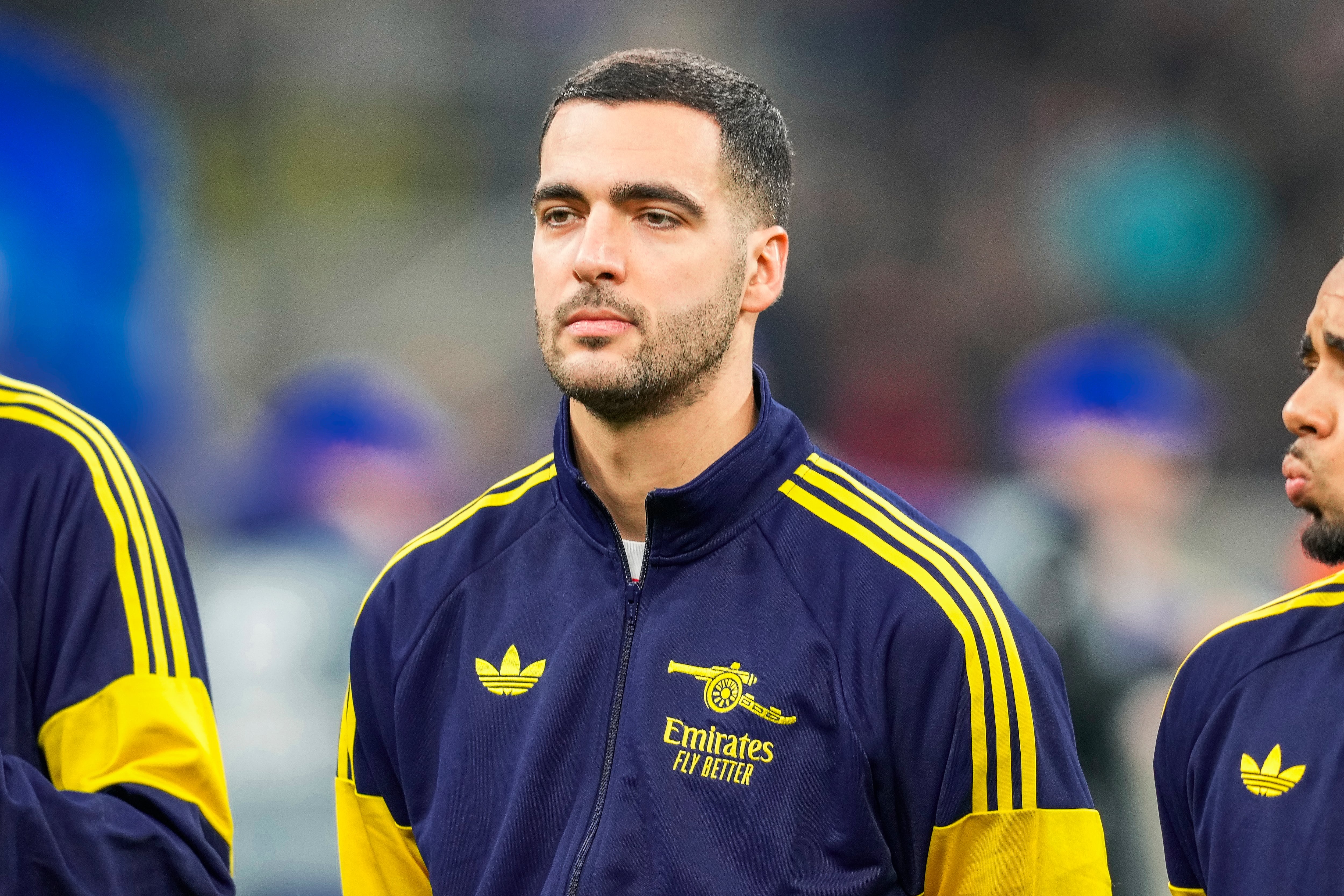 Mikel Merino, durante el partido entre Inter de Milán y Arsenal de la Champions