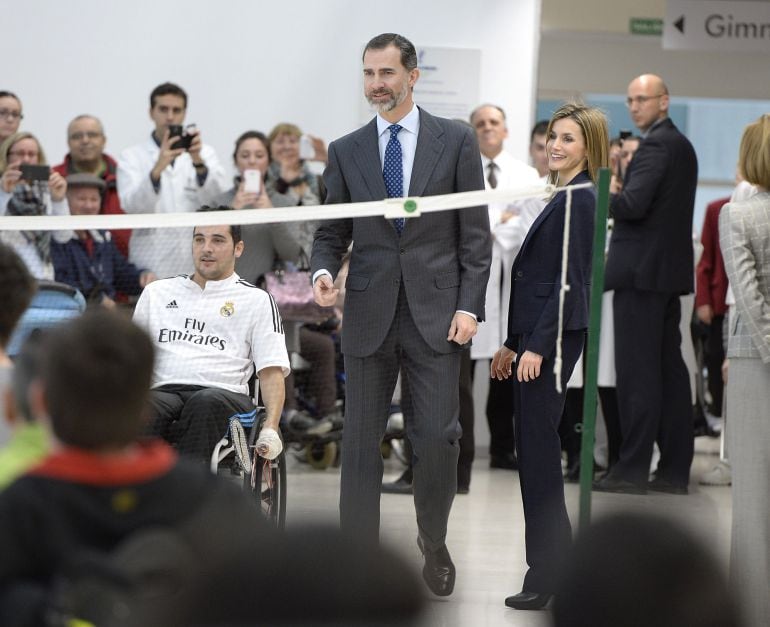 El rey en en un acto conmemorativo del 40 aniversario del Hospital Nacional de Parapléjicos de Toledo,