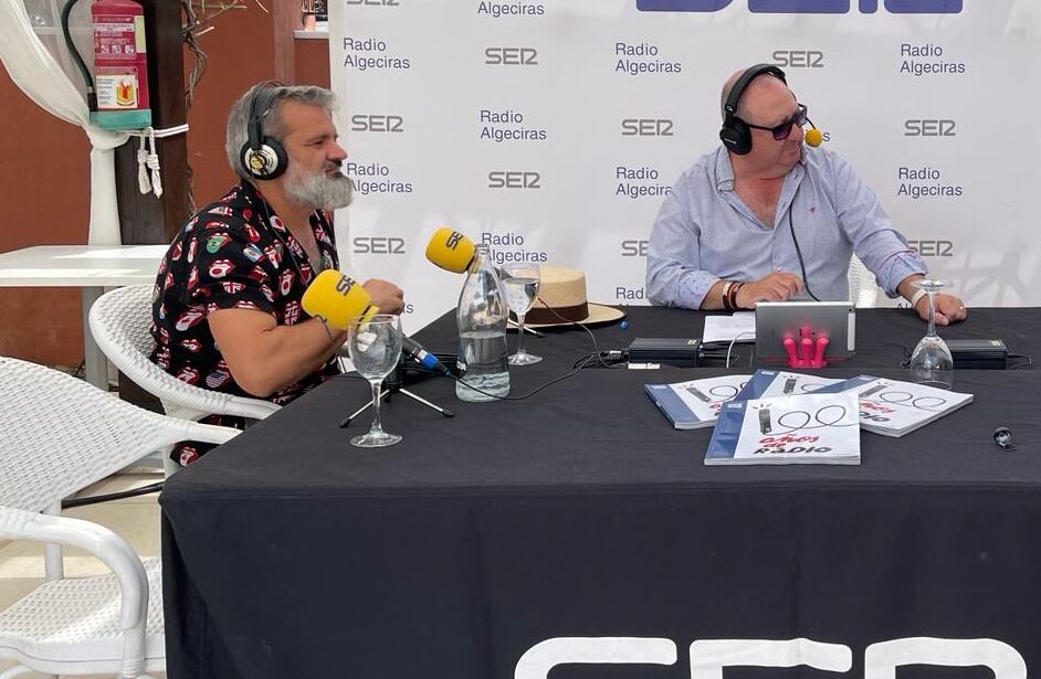 Miguel Mateo, del grupo Radio Petrarca, durante su intervención en el programa.