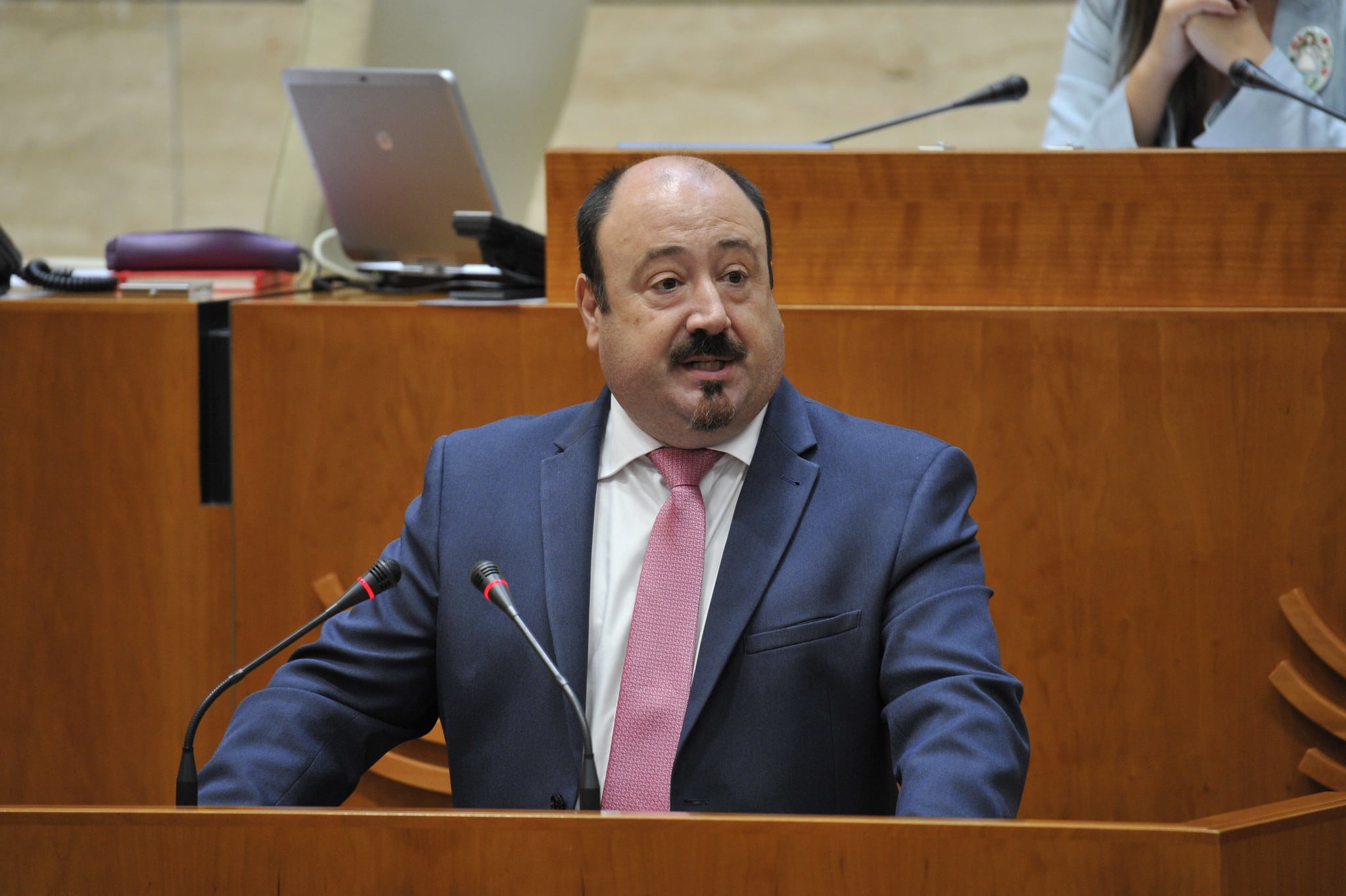 Juan José García (Vox) en la Asamblea de Extremadura