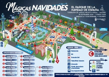 Plano de las Mágicas Navidades