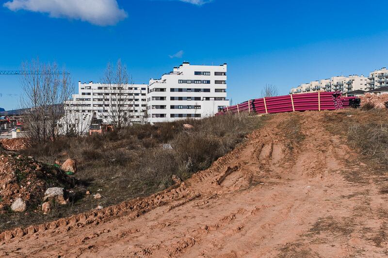 Terrenos donde se construirá el centro