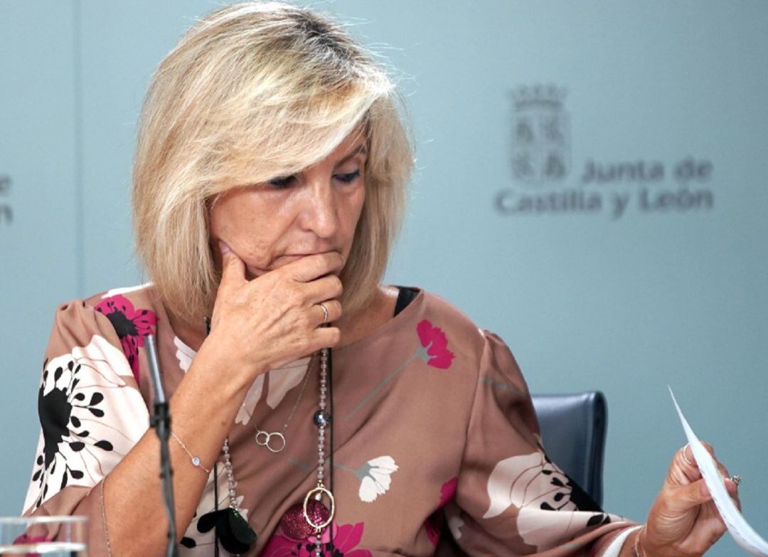 Verónica Casado, consejera de Sanidad de la Junta de CyL