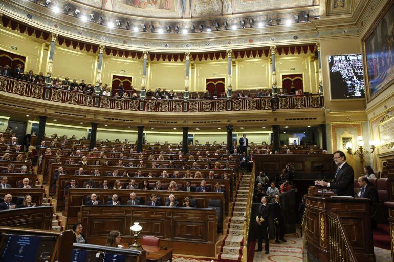 El Congreso de los Diputados escucha a Mariano Rajoy