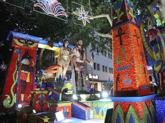 Falla Diana, séptimo premio de carrozas 2023.