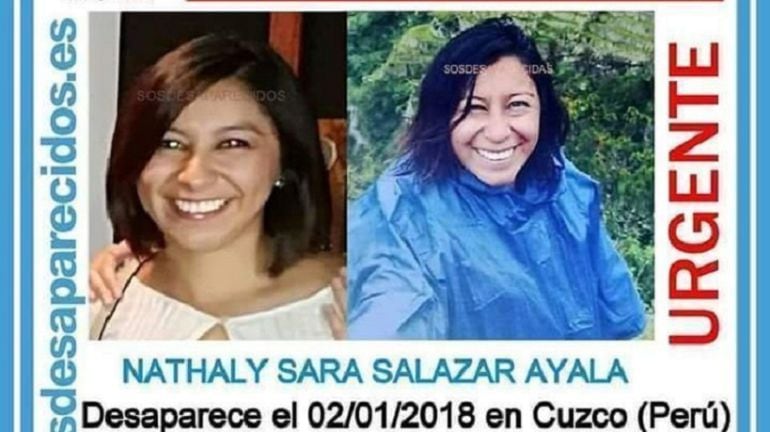 Nathaly Salazar desapareció el pasado 2 de enero