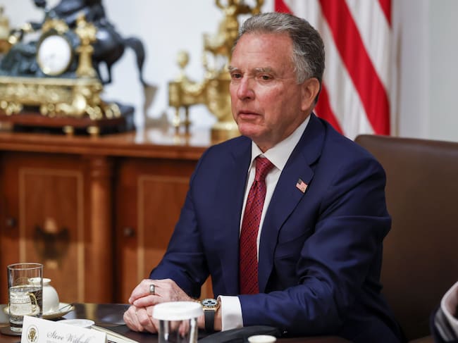 El enviado especial de EEUU para Oriente Próximo, Steve Witkoff, durante una reunión en la Casa Blanca.