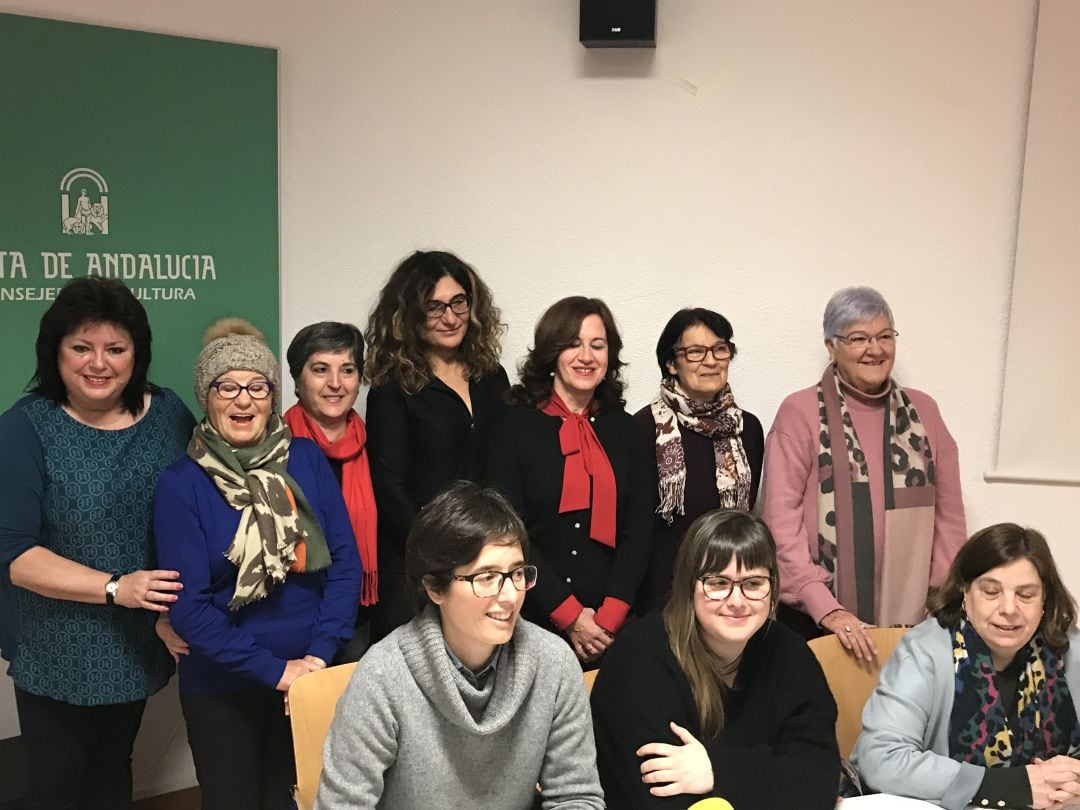 Representantes del Movimiento Feminista 8M Jaén.