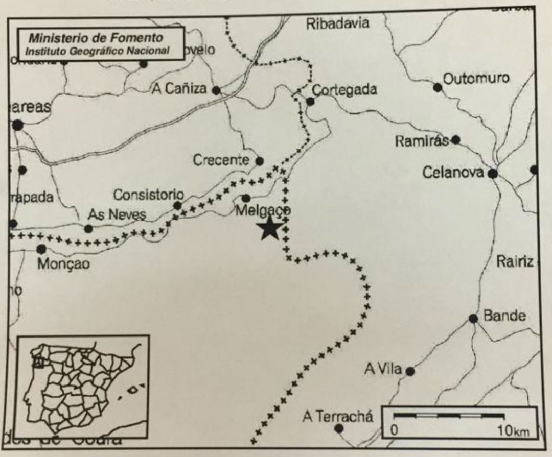 El epicentro del seísmo tuvo lugar en Melgaço