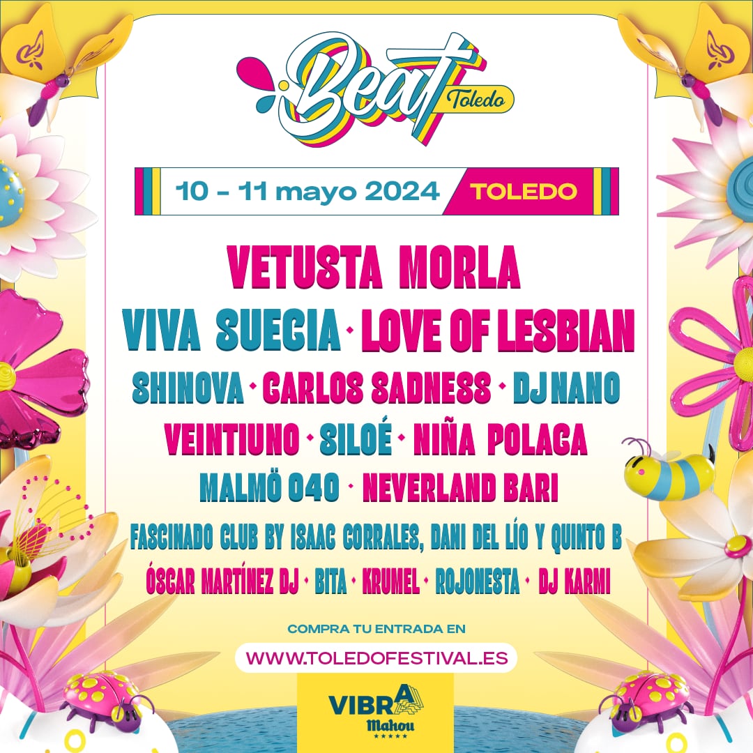 Cartel completo del II Toledo Beat Festival