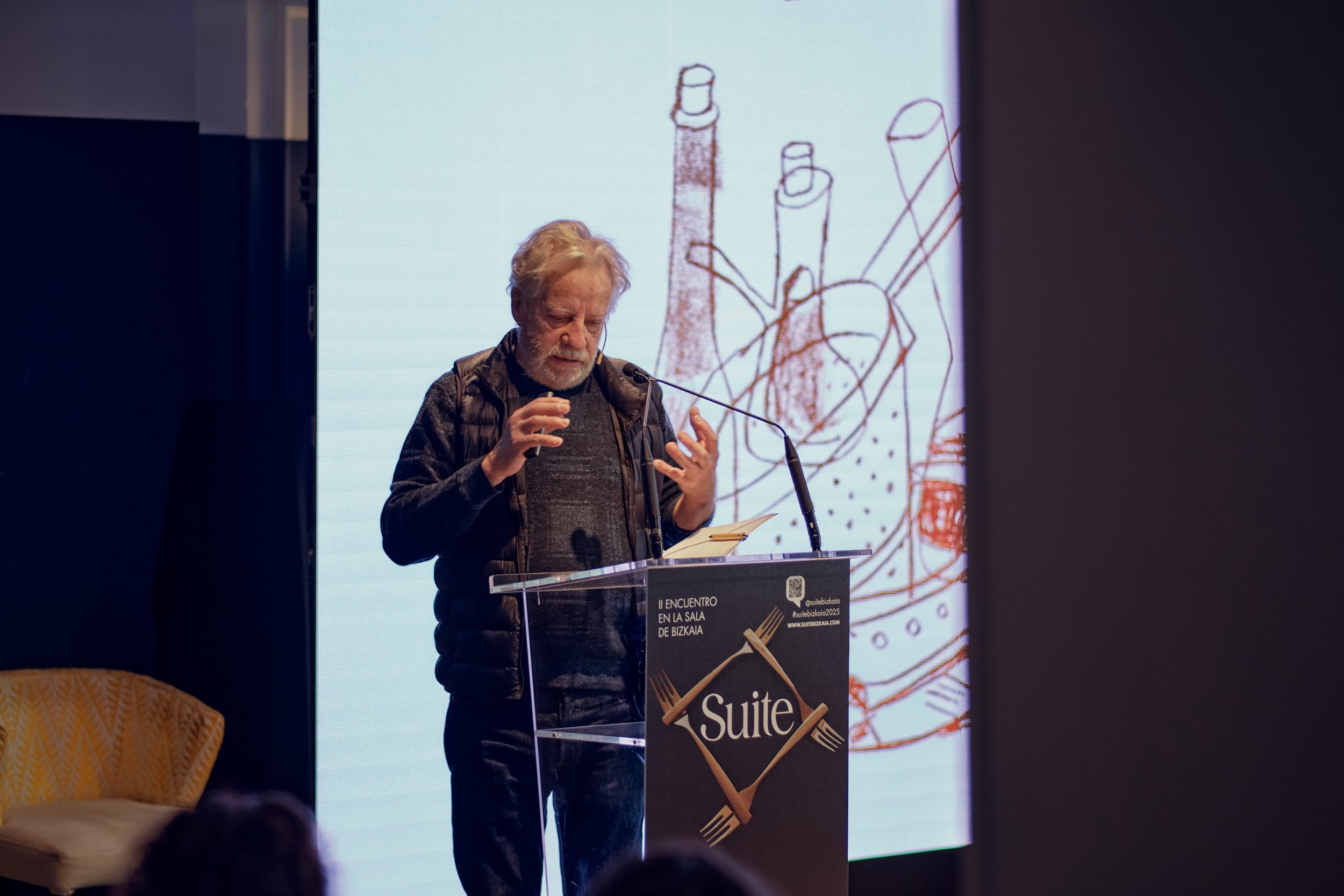 Javier Mariscal, en Suite Bizkaia.