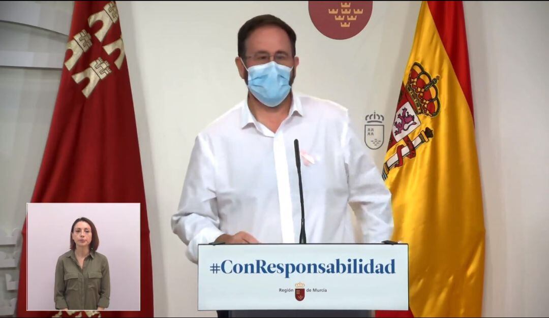 El portavoz del Comité de Seguimiento del Covid en la Región, Jaime Pérez