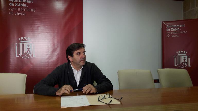 El concejal de  Hacienda en el Ayuntamiento de Xàbia, Antonio Miragall.