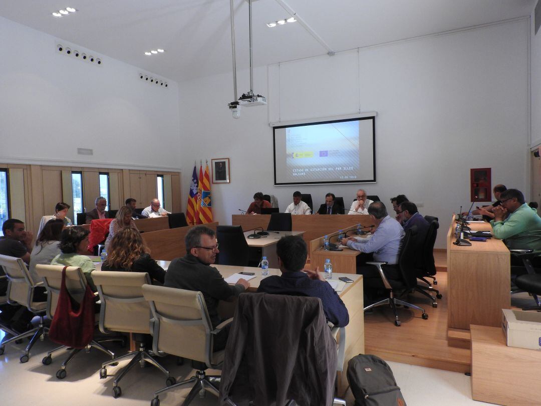 Un momento durante la reunión